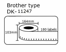 DK11247 DK-11247     Brother 103mmX164mm