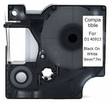    Dymo D1 40913 Black On White 9mm*7m