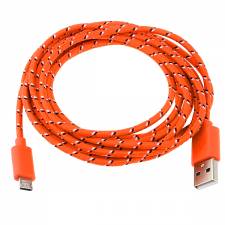 MICRO USB CABLE  1m Ποροκαλί χρώμα